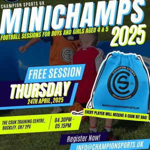 Mini Champs 2025 Evening Programme